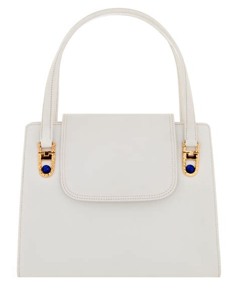 gucci white vintage bag